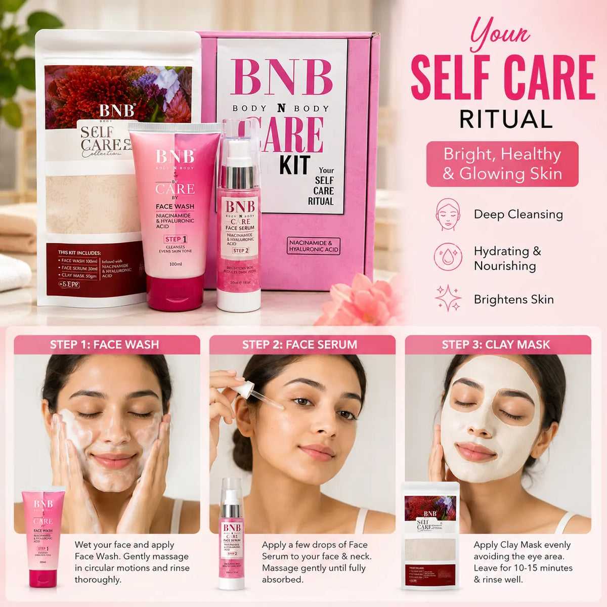3-BNB Pink Glow Kit My Store