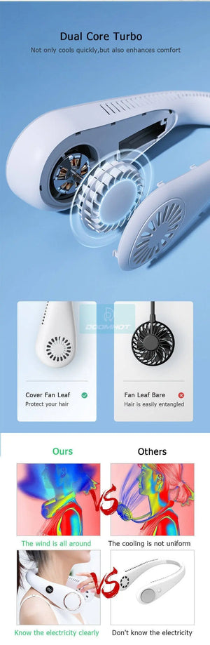 Portable Cooling Neck Fan. My Store