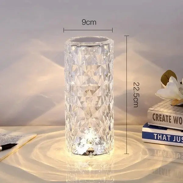 Crystal Rose Lamp My Store