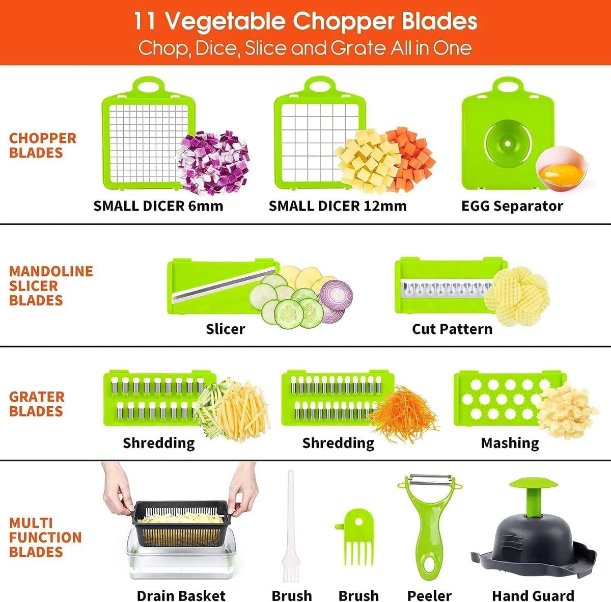 16in1 Multi veggie Chopper My Store
