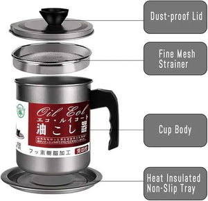 1.4L Stainless Steel Oil Pot My Store