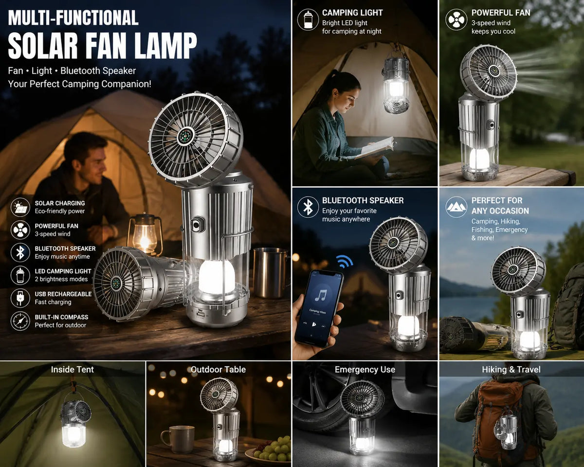 Multi-use Fan,Speaker & Light My Store