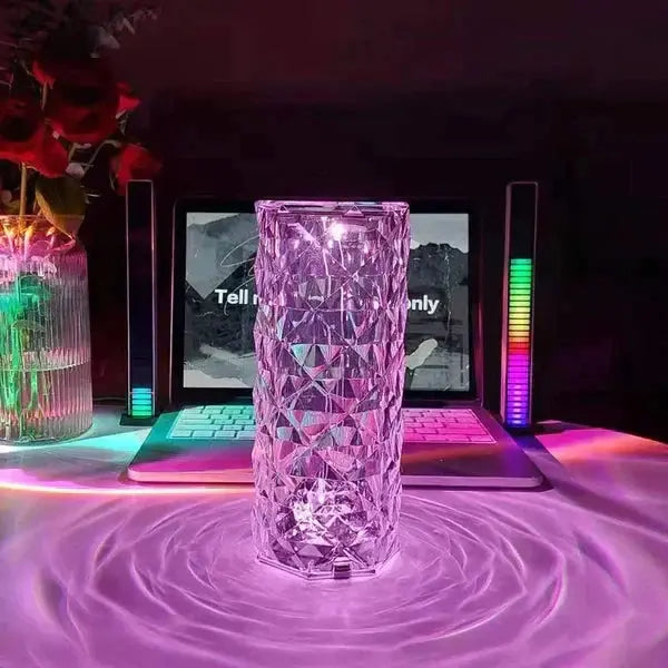 Crystal Rose Lamp My Store