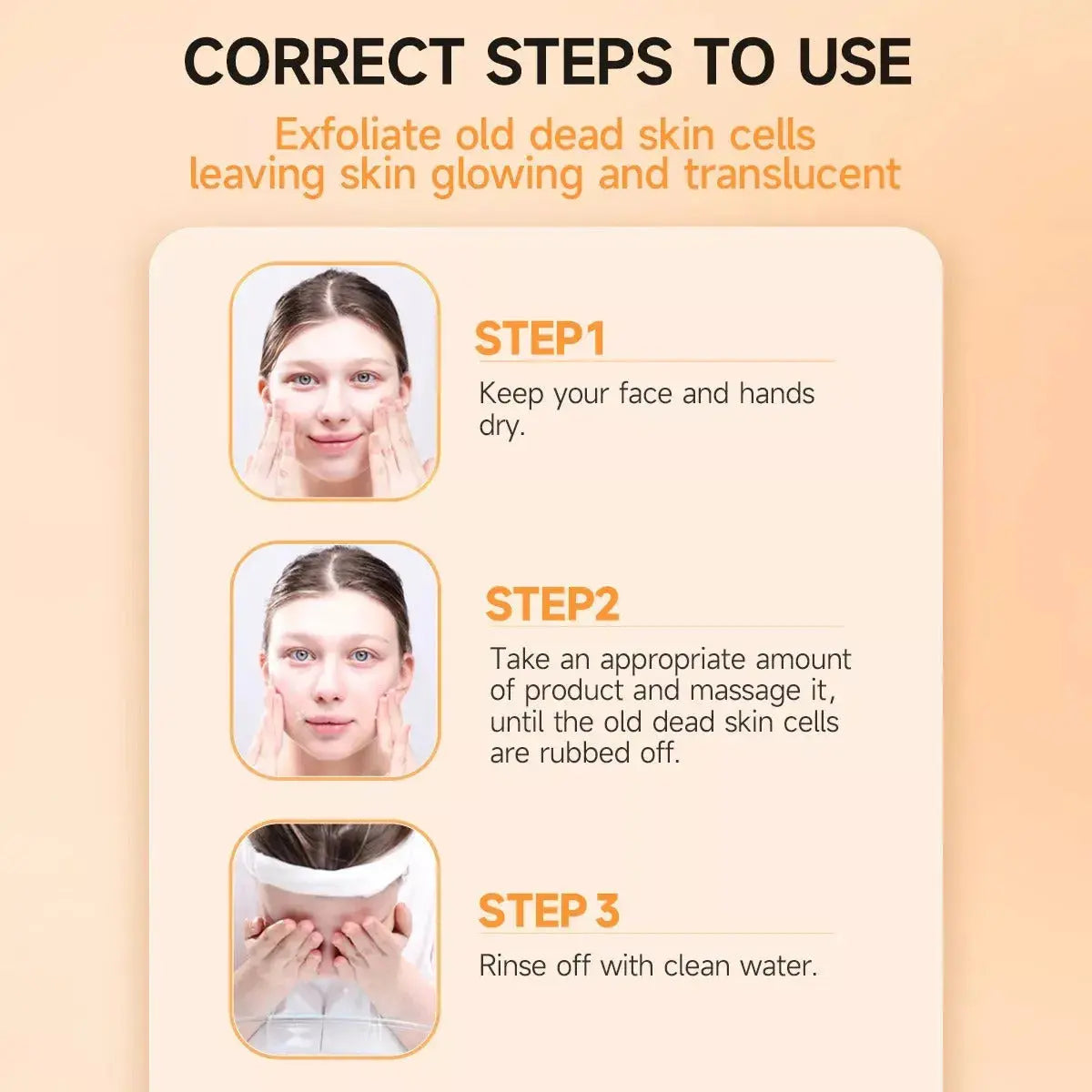 Orange Exfoliating Glow Gel My Store